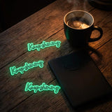 Glow-in-the-Dark Vinyl Sticker: Motivational Script Decal by The Sticker Era