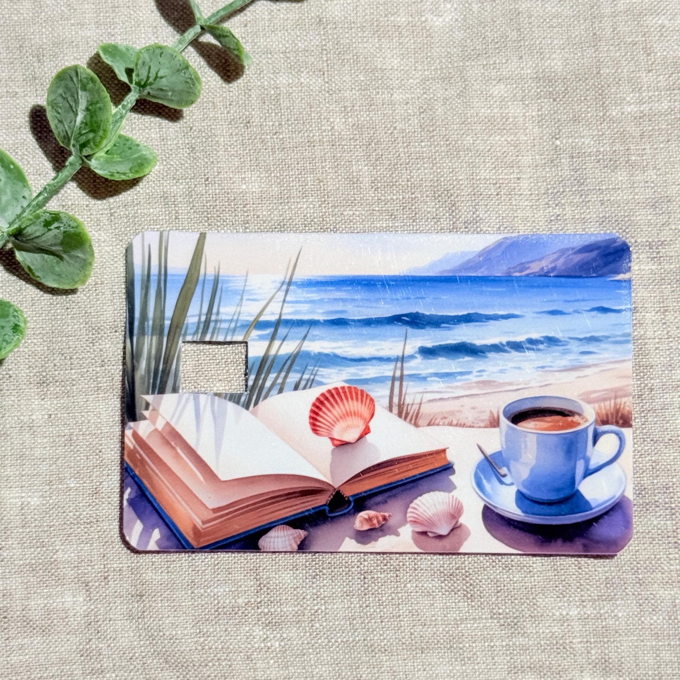Coastal Beach Card Skin | Ocean Aesthetic Debit Decal by The Sticker Era