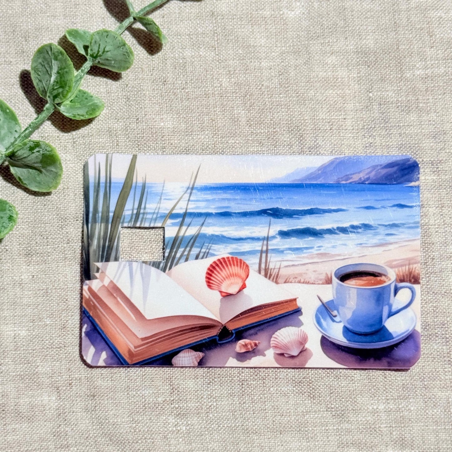 Coastal Beach Card Skin | Ocean Aesthetic Debit Decal by The Sticker Era