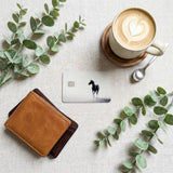 Horse Debit Card Skin, Minimalist Equestrian Vinyl Cover, Dark Academia Wallet Sticker Gift by The Sticker Era