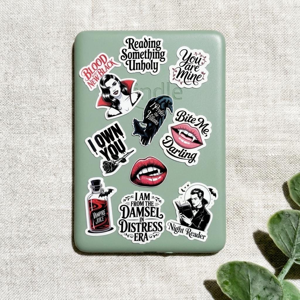 Dark Romance Sticker Pack by The Sticker Era