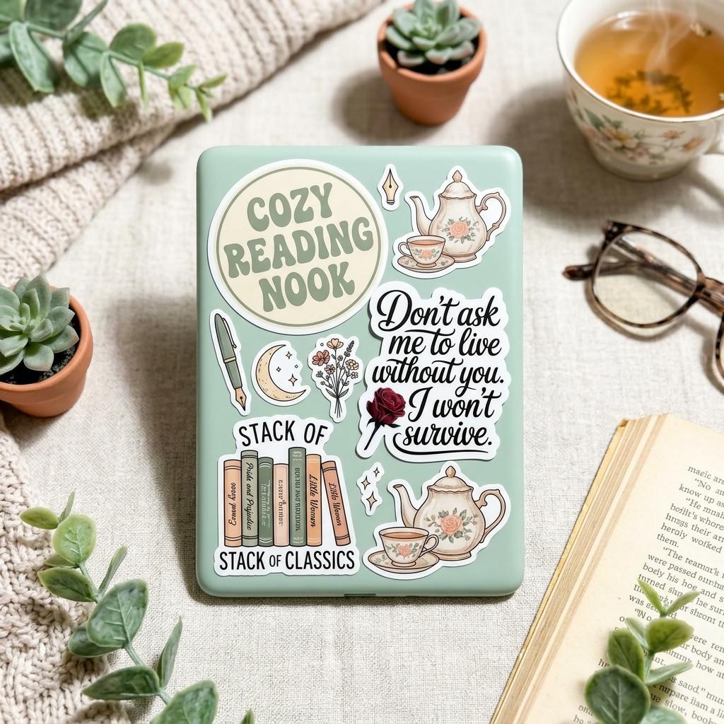 "I Won't Survive Without You" Sticker | Dark Romance Spicy Bookish Vinyl Decal by The Sticker Era