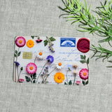 Vintage Botanical Flower Card Skin | Nature Script Aesthetic by The Sticker Era