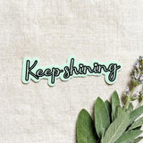 Glow-in-the-Dark Vinyl Sticker: Motivational Script Decal by The Sticker Era
