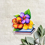 Hawaiian Hibiscus Sticker Bundle | Tropical Floral Vinyl Decal Set by The Sticker Era