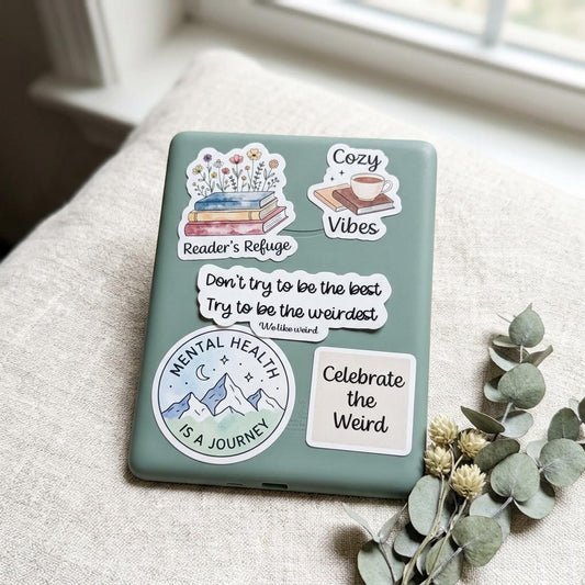 "Don't Be the Best, Be the Weirdest" Sticker | Funny Quote Vinyl Decal by The Sticker Era