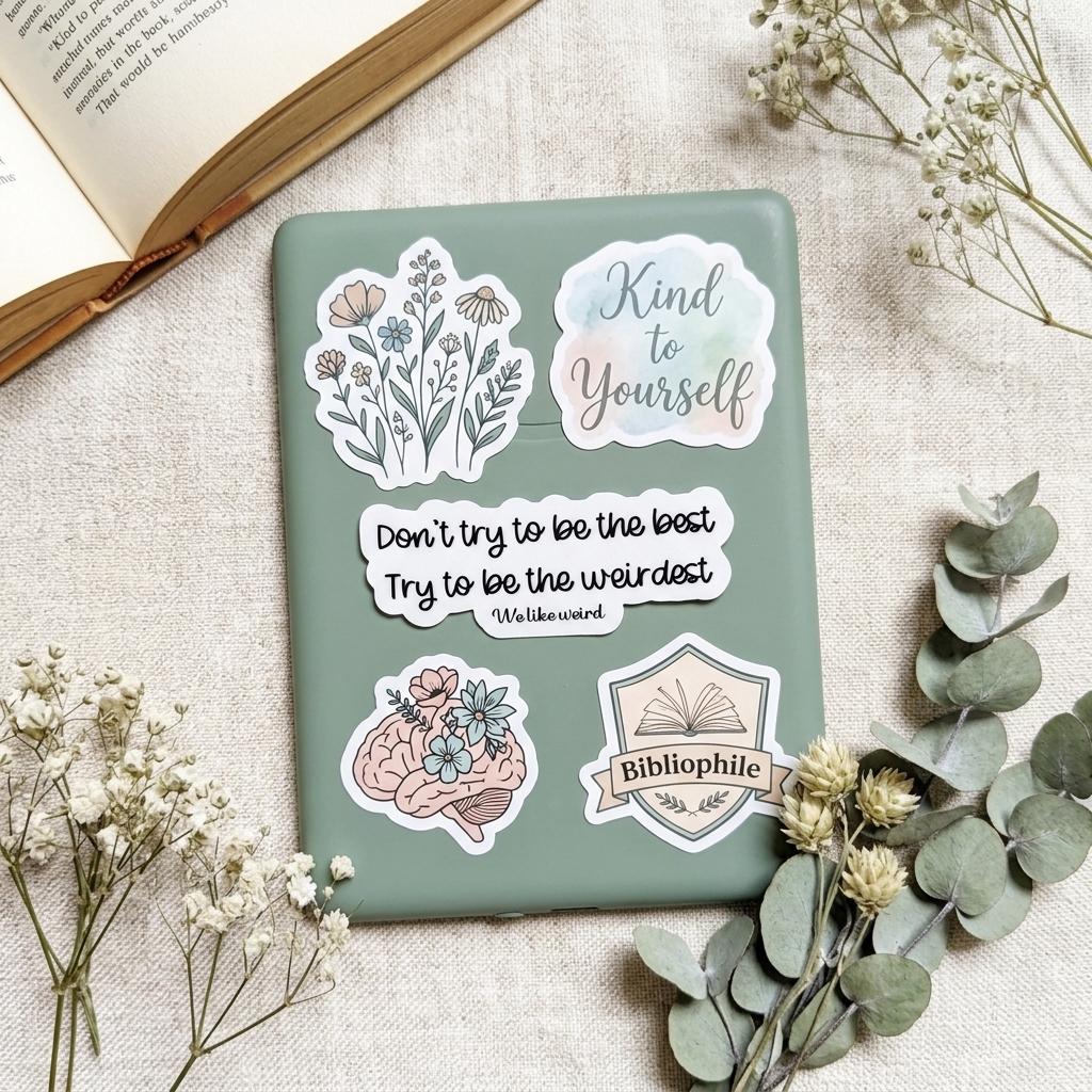 "Don't Be the Best, Be the Weirdest" Sticker | Funny Quote Vinyl Decal by The Sticker Era