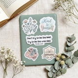 "Don't Be the Best, Be the Weirdest" Sticker | Funny Quote Vinyl Decal by The Sticker Era