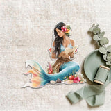 Hawaiian Mermaid Sticker bundle - Tropical Fantasy Vinyl Stickers by The Sticker Era