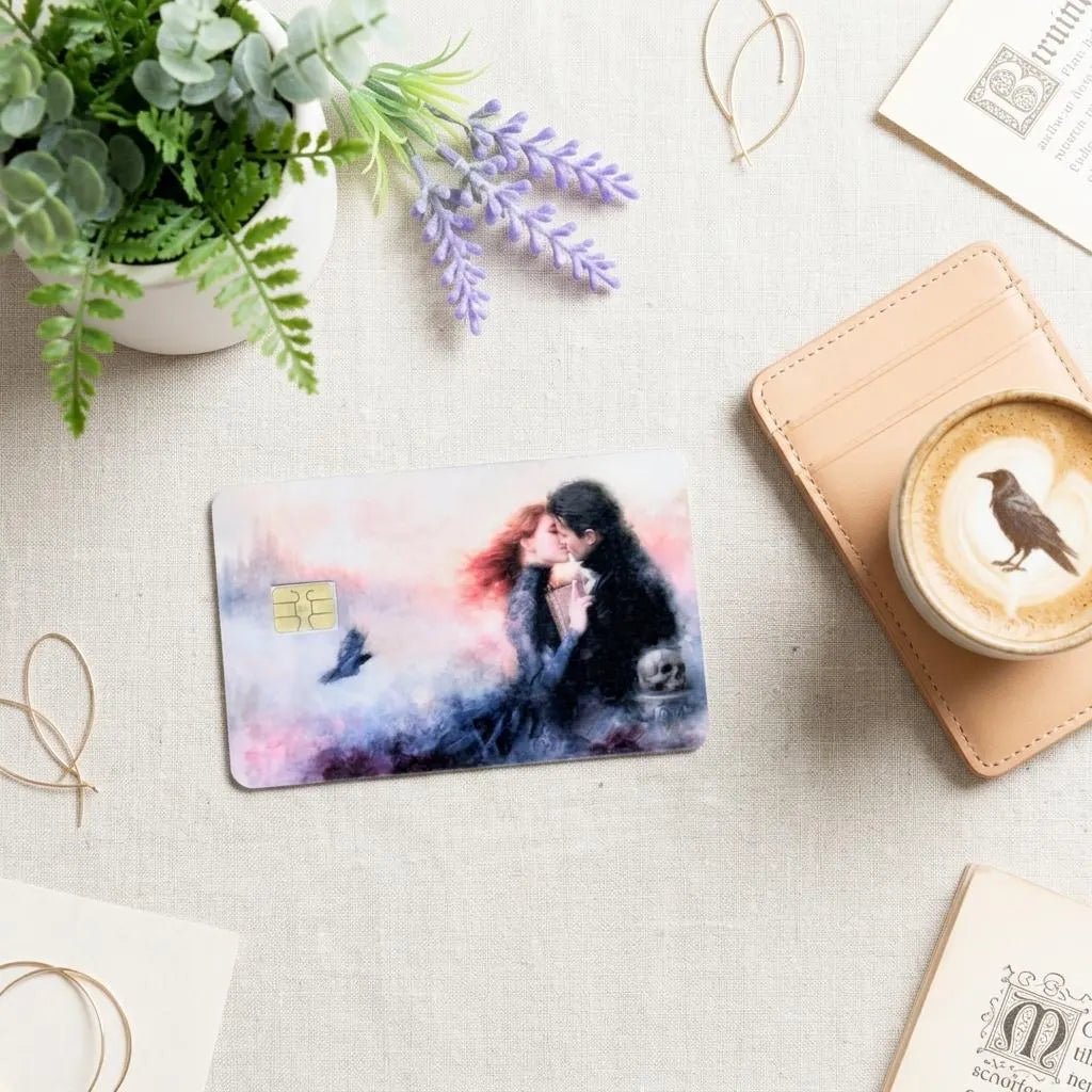 Romantasy Couple Card Skin – Dark Romance Debit Card Cover – Sticker Era by The Sticker Era