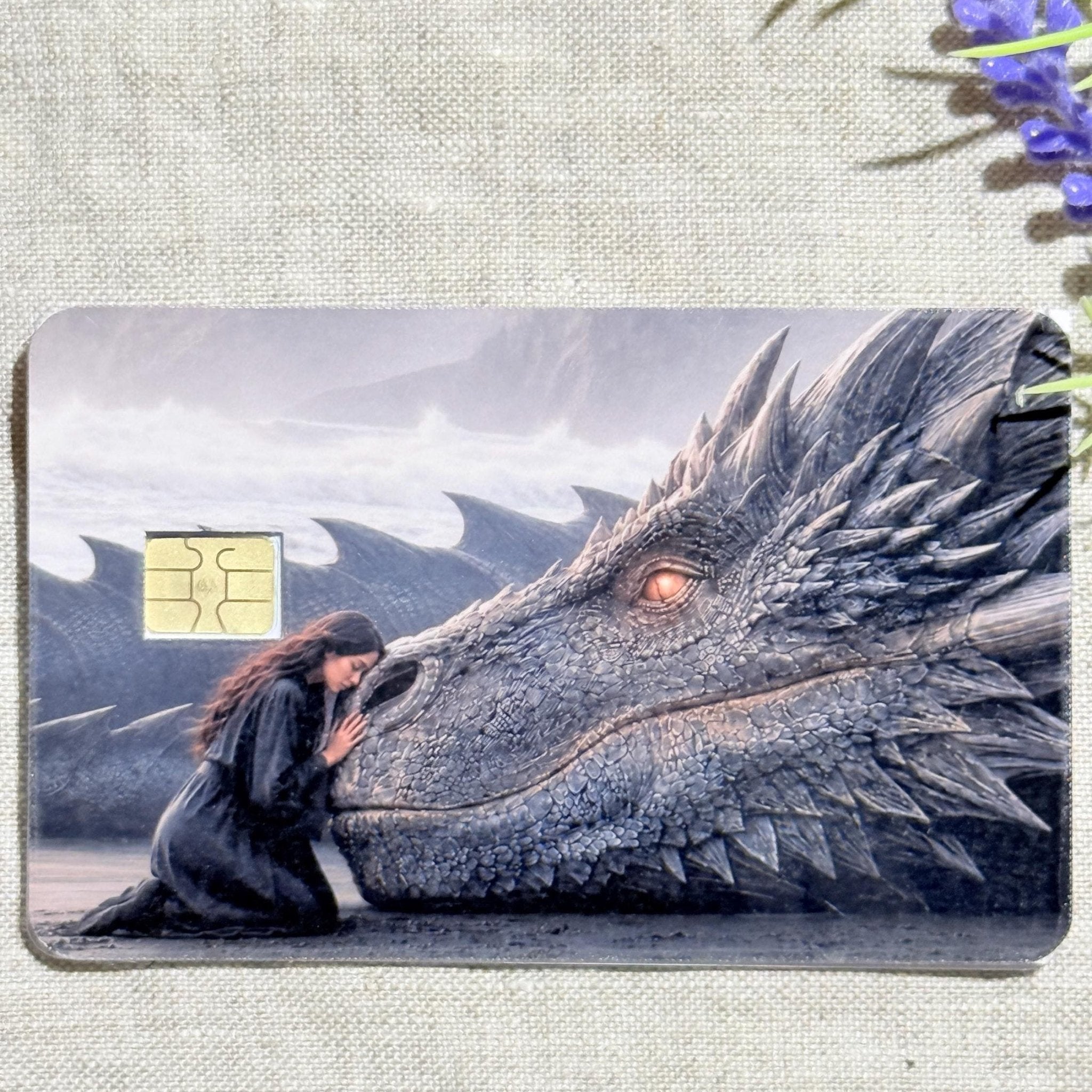 Dragon Rider Card Skin – Romantasy Debit Cover by The Sticker Era