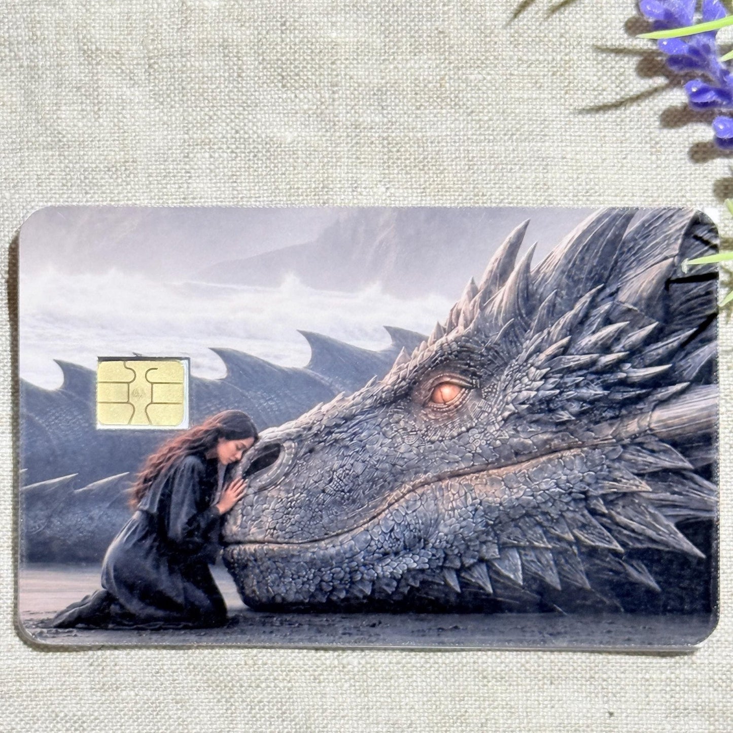 Dragon Rider Card Skin – Romantasy Debit Cover by The Sticker Era