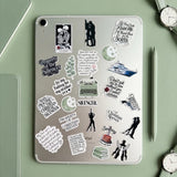 Dark Romance Quote Sticker Pack | 19-Piece "Under Your Scars" Vinyl Decal Bundle by The Sticker Era