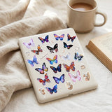 Butterfly Stickers – Waterproof Vinyl Decals for Journal, Laptop (18 Pack) by The Sticker Era