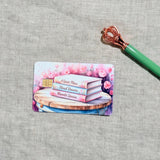 Dreamy Pastel Book Stack| Card Skin by The Sticker Era