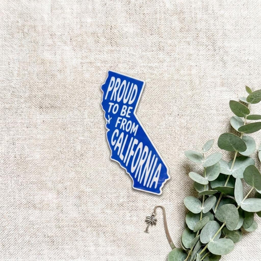 Proud California Sticker | Golden State Pride Vinyl Decal by The Sticker Era