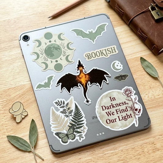 Fourth Wing Sticker | Tairn & Andarna Dragon Vinyl Decal by The Sticker Era