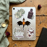 Fourth Wing Sticker | Tairn & Andarna Dragon Vinyl Decal by The Sticker Era