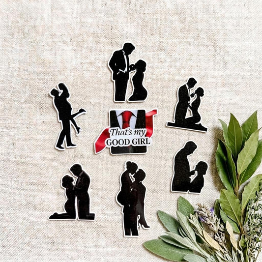 Spicy Romance Sticker Pack: "That's My Good Girl" Vinyl Decals by The Sticker Era