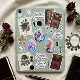 Mermaid Cat Vinyl Sticker Pack: Rainbow Fantasy Stickers for Water Bottles by The Sticker Era