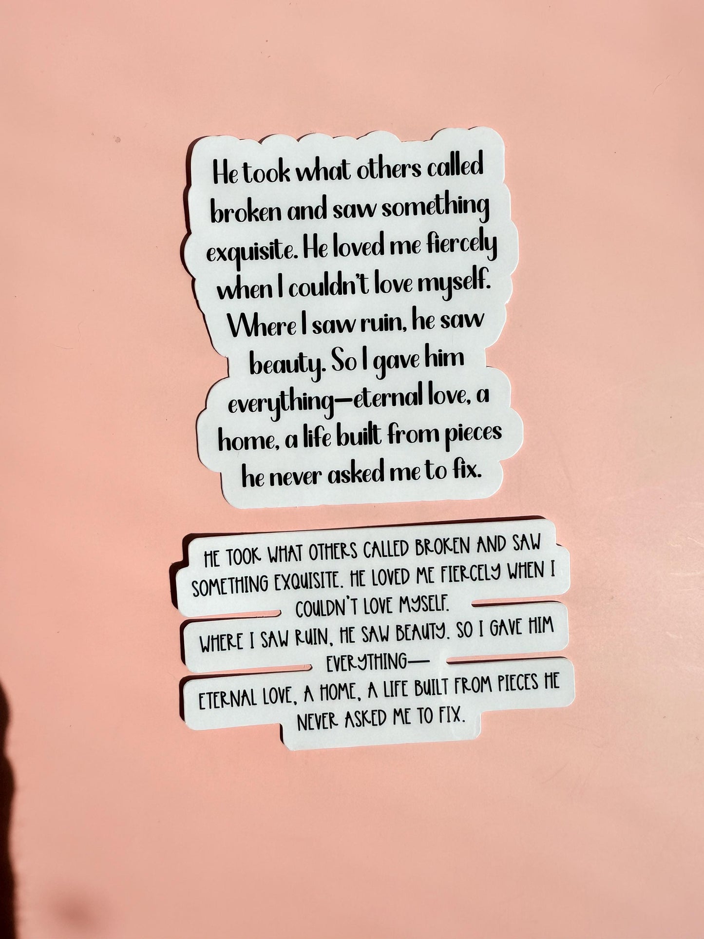 love quote sticker __etsy:7126223709
