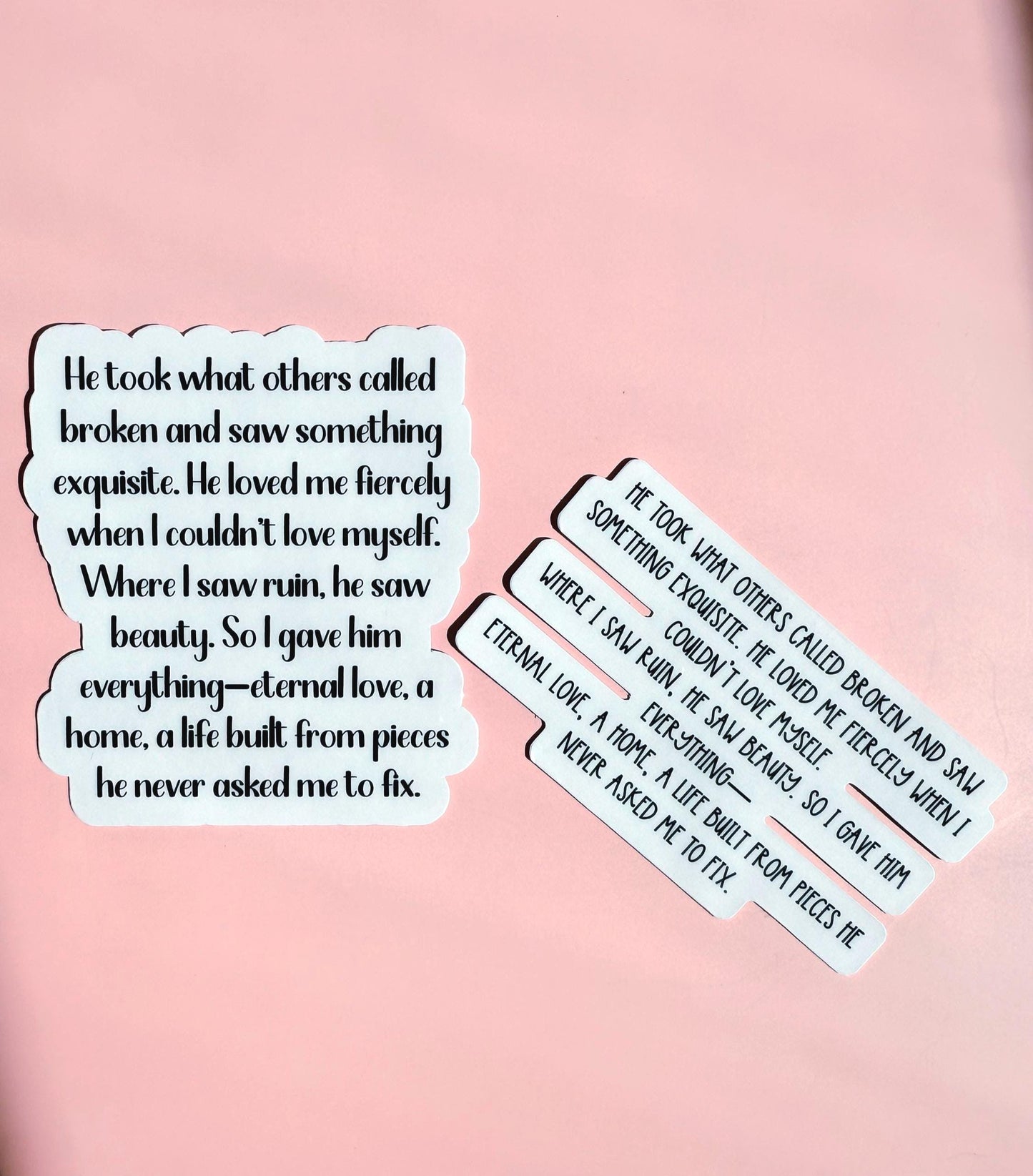 love quote sticker __etsy:7078280024