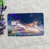 Magic Book Card Skin – Holographic Celestial Debit & Credit Card Sticker by The Sticker Era