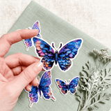 Iridescent Butterfly Sticker – Holographic Fairycore Vinyl Decal – Sticker Era by The Sticker Era