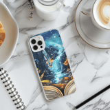 Enchanted Storybook Phone Insert | Glowing Castle Fantasy Art for Clear iPhone Cases by The Sticker Era