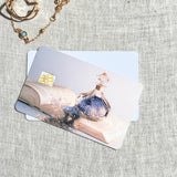 Dream Bottle Card Skin – Soft Blue Perfume Debit & Credit Card Sticker by The Sticker Era