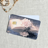 Rose and Reflection Card Skin – Moonlit Water Debit & Credit Card Sticker by The Sticker Era