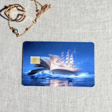 Sailing Book Card Skin – Story at Sea Debit & Credit Card Sticker by The Sticker Era
