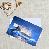 Sailing Book Card Skin – Story at Sea Debit & Credit Card Sticker by The Sticker Era