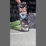 Fox Bookmark – Mushroom Forest Laminated Page Marker by The Sticker Era