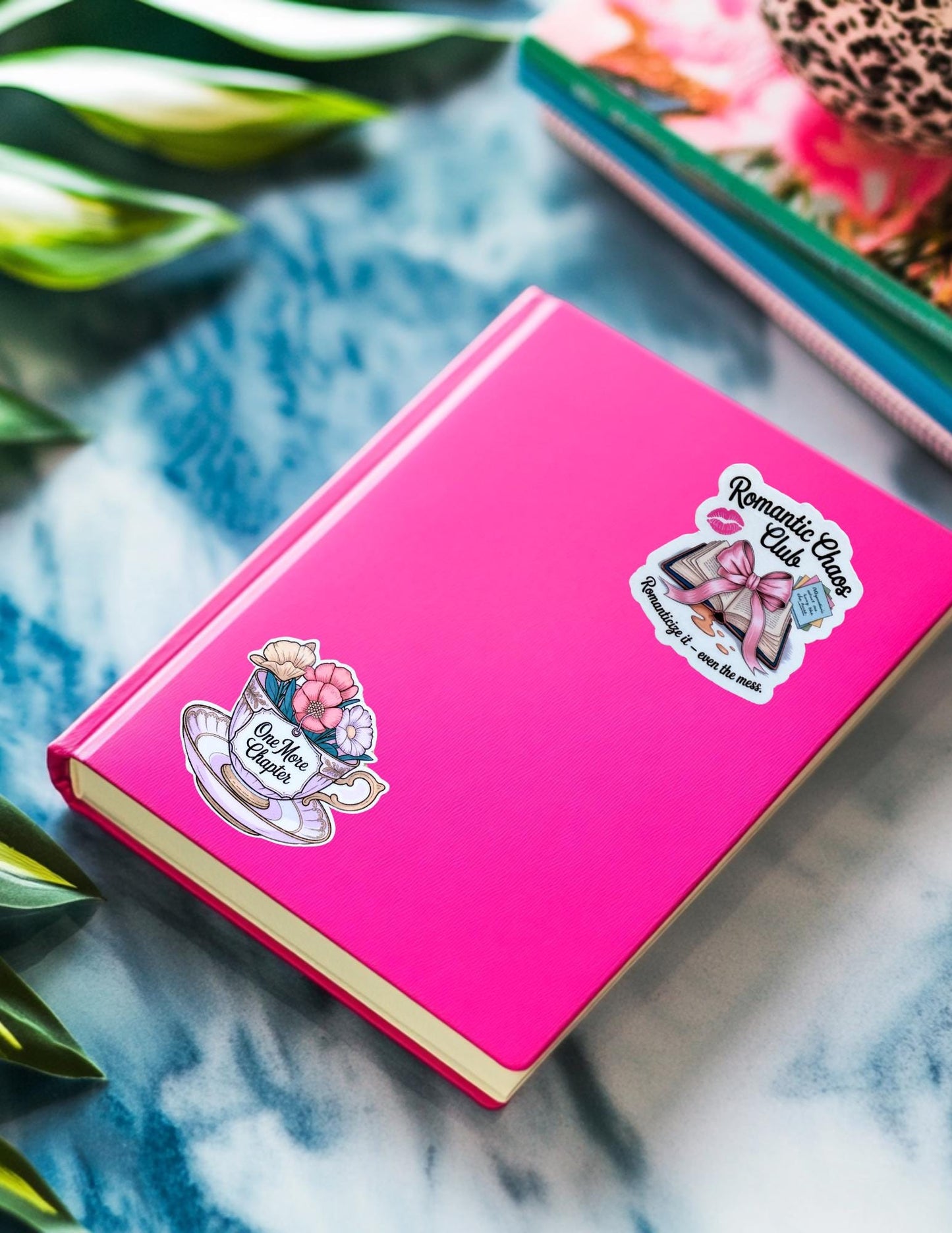 omantic Chaos Club Sticker – Fantasy Romance Vinyl Decal for Bookish Girls & Journal Lovers __etsy:6840480396