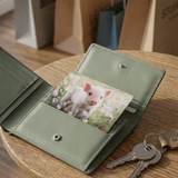 Cute Baby Piglet Wildflower Card Skin by The Sticker Era