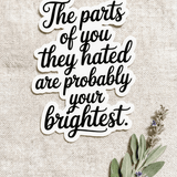 Self-Love Quote Sticker – Mental Health Affirmation Vinyl Decal – Sticker Era by The Sticker Era