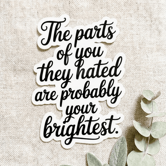 Self-Love Quote Sticker – Mental Health Affirmation Vinyl Decal – Sticker Era by The Sticker Era