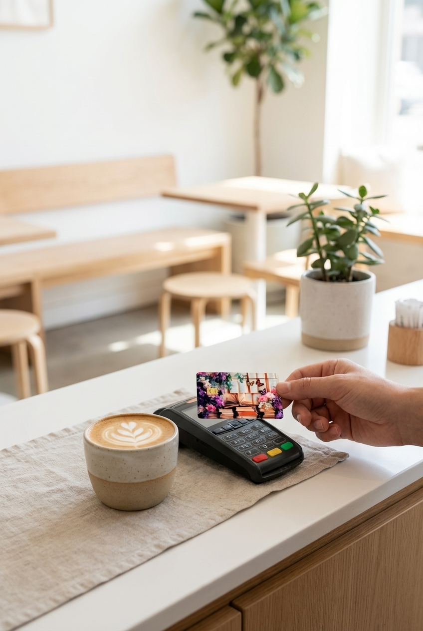 Bookish Floral Butterfly Card Skin – Sticker Era