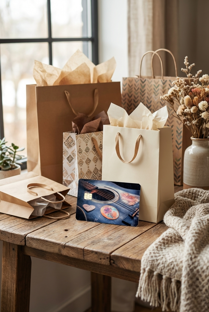 Acoustic Guitar Rose Card Skin – Sticker Era