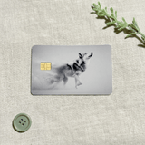 Running Wolf Card Skin – Spirit Animal Debit Card Skin – Sticker Era by The Sticker Era