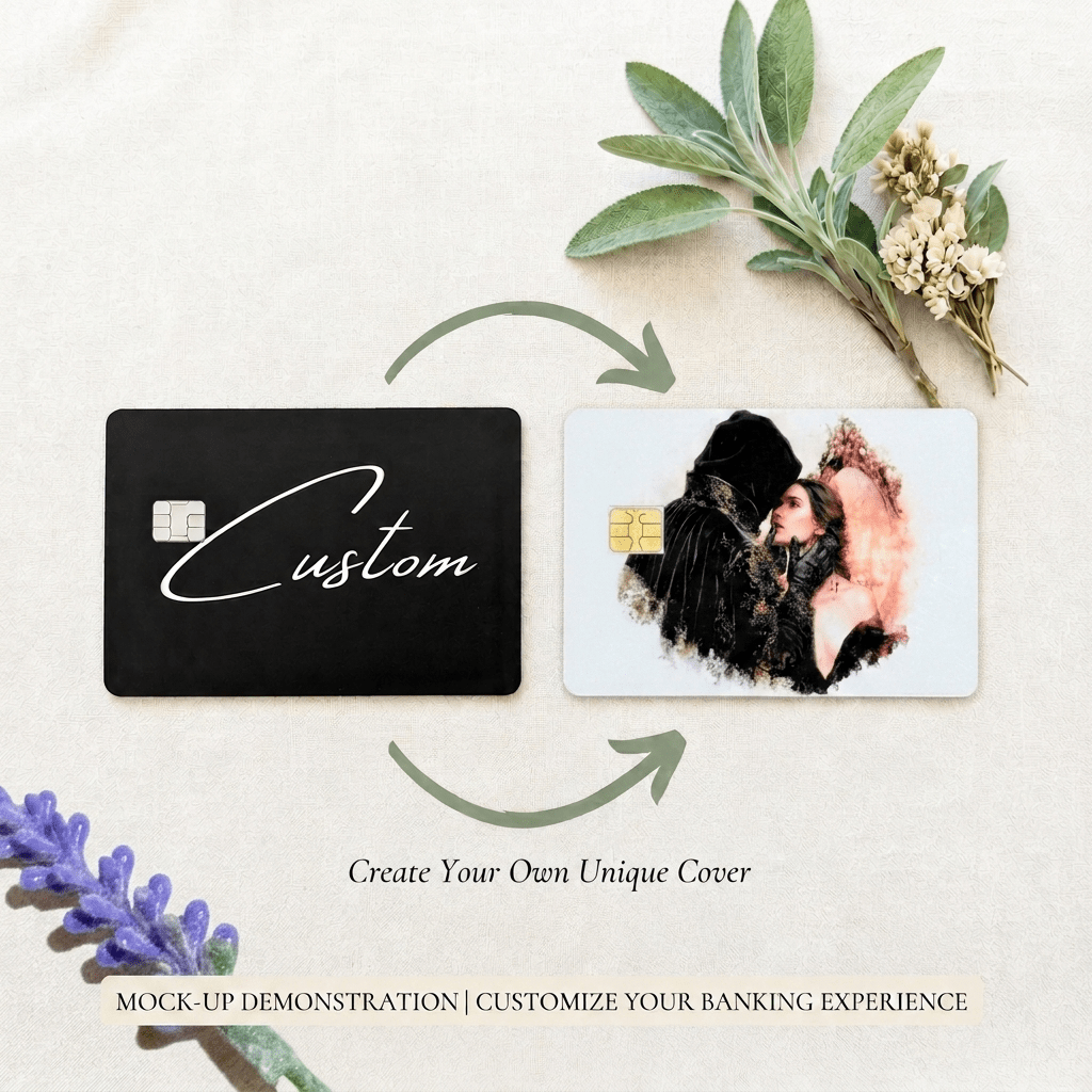 Custom Debit Card Skin – Personalized Made-to-Order Card Cover – Sticker Era by The Sticker Era