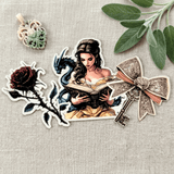Dark Romantasy Sticker Bundle – 3 Fantasy Booktok Vinyl Stickers – Sticker Era by The Sticker Era