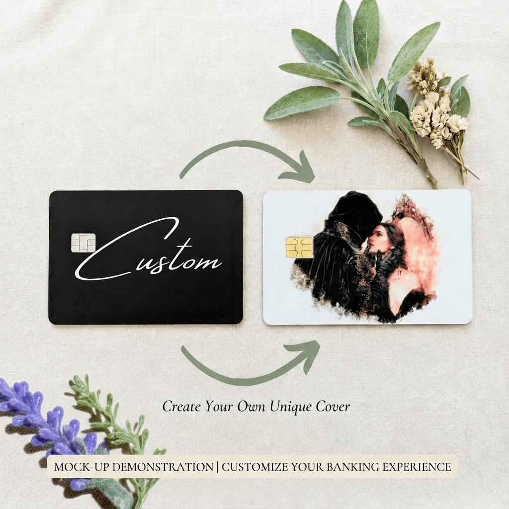 Custom Debit Card Skin – Personalized Made-to-Order Card Cover – Sticker Era by The Sticker Era