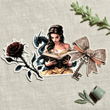 Dark Romantasy Sticker Bundle – 3 Fantasy Booktok Vinyl Stickers – Sticker Era by The Sticker Era