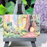 Redwood Forest Card Skin – Sunlit Tree Tunnel Debit & Credit Card Sticker by The Sticker Era