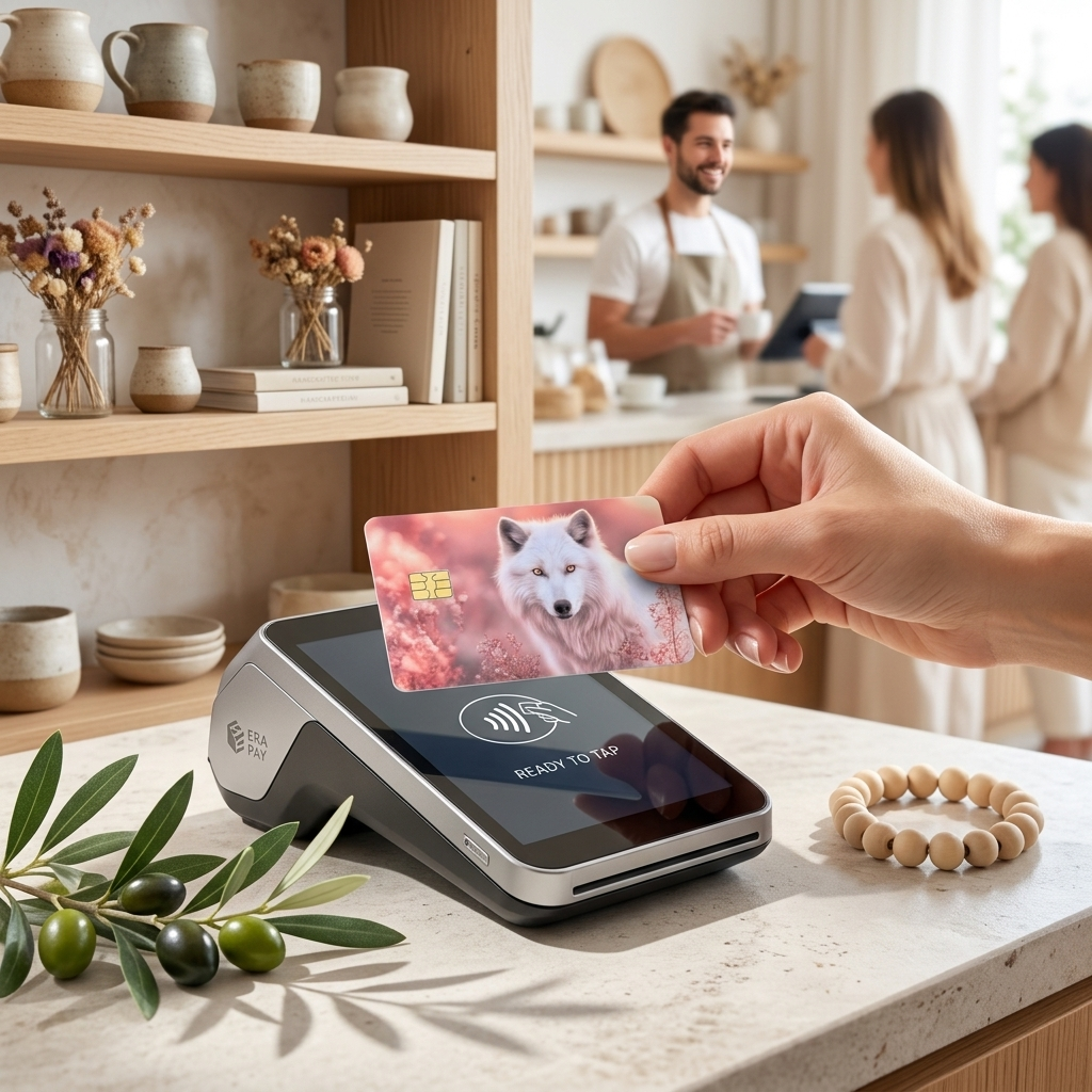 White Wolf Card Skin – Blush Pink Wolf Debit & Credit Card Sticker by The Sticker Era