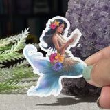 Hawaiian Mermaid Sticker bundle - Tropical Fantasy Vinyl Stickers by The Sticker Era