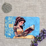 Tattooed Princess Card Skin close-up, romantasy reader card cover by The Sticker Era