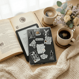 Dark Romance Quote Sticker Pack | 19-Piece "Under Your Scars" Vinyl Decal Bundle by The Sticker Era